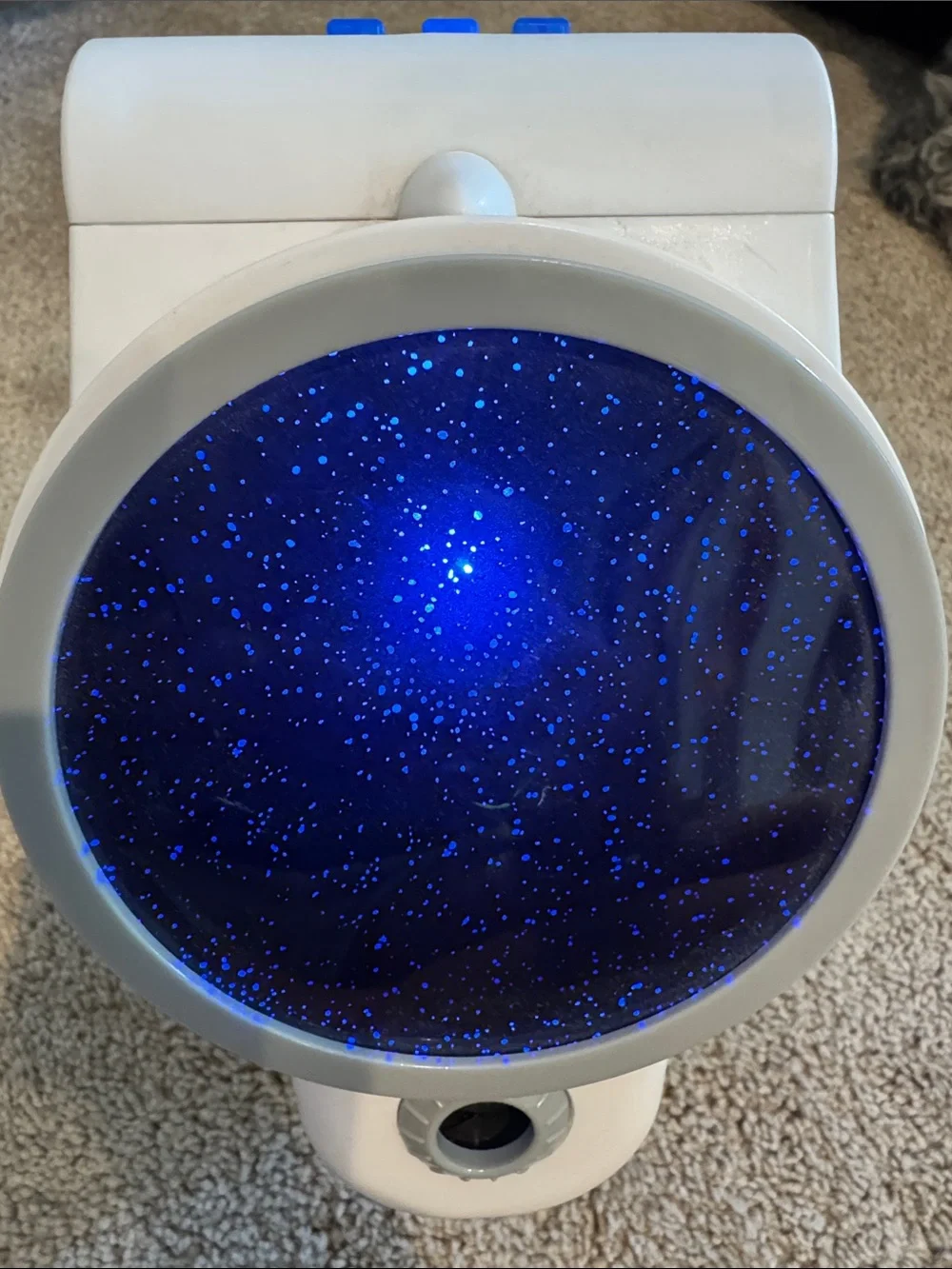 Space and Sea Projector - White and Blue Night Light